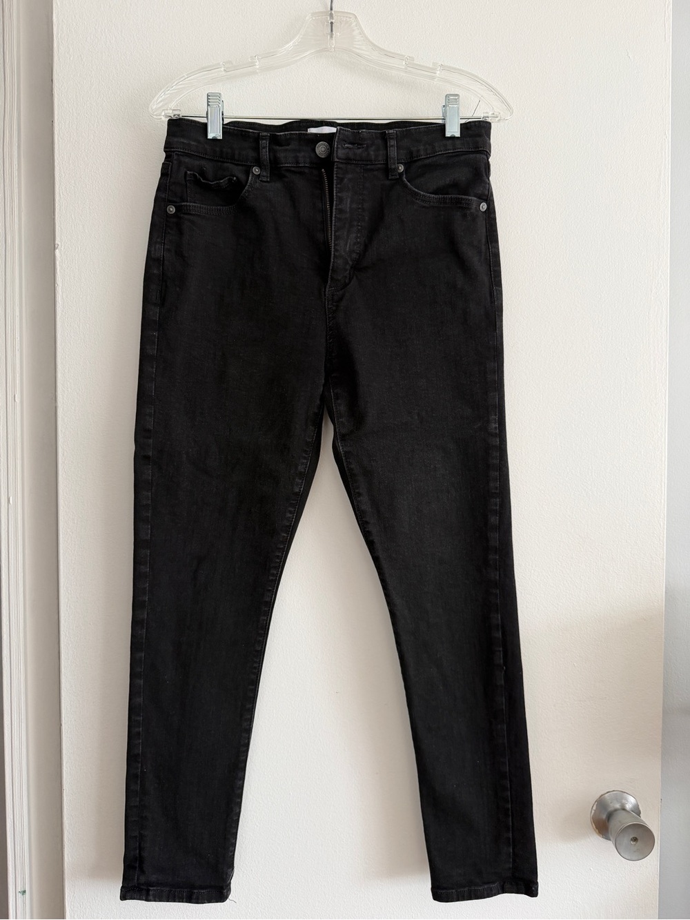 LOFT Women's Skinny Black Denim Jeans